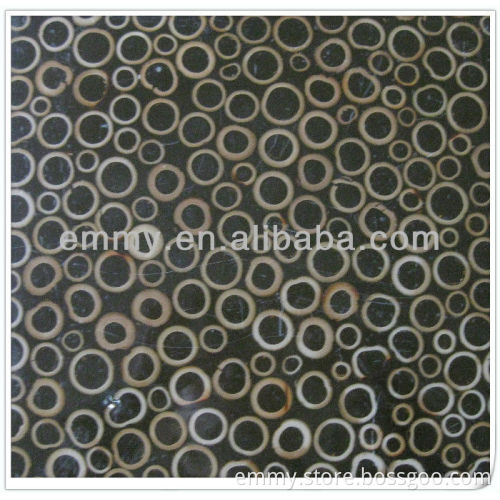 Coconut shell mosaic